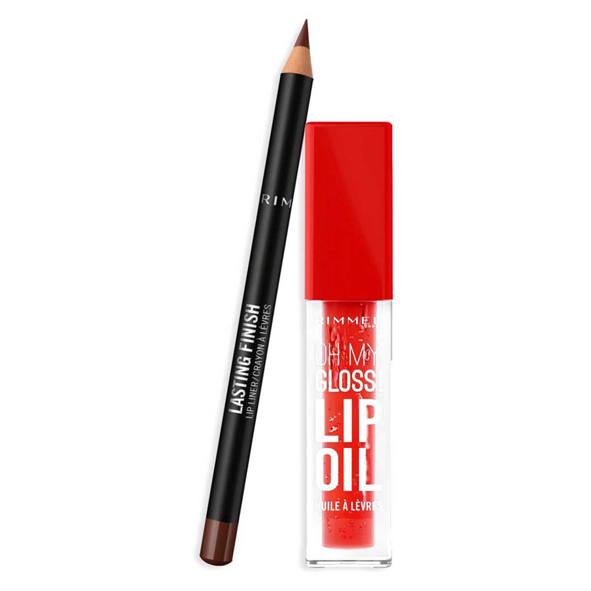 Rimmel Pomegranate Lip Bundle : Vivid Red & Brownie Pie