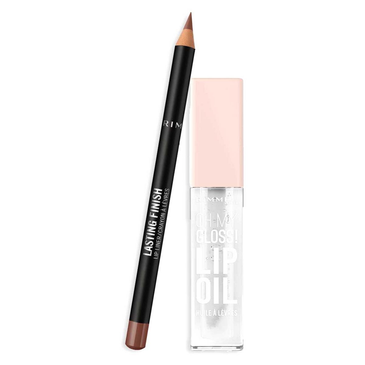 Rimmel Coconut Lip Bundle : Clear Cloud & Cappuccino