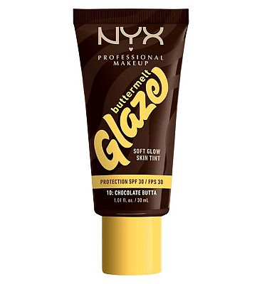 NYX Professional Makeup Buttermelt Glaze Liquid Highlighter Tint 30 ml SPF 30 Almond Butta