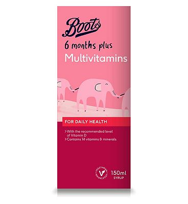 Boots 6 months plus Multivitamins, 150ml Syrup