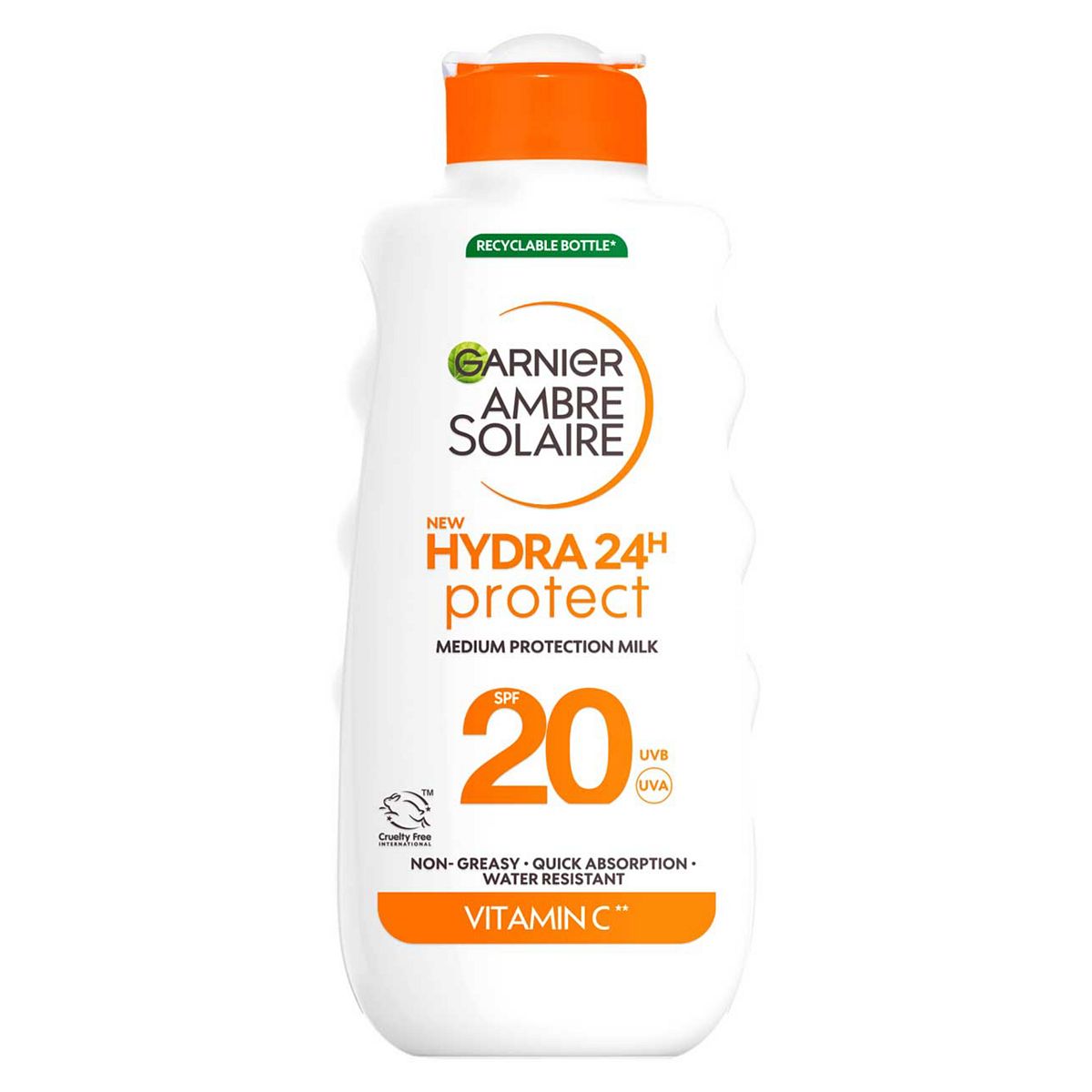 Garnier Ambre Solaire Hydra 24H Protect Spf20 Sun Lotion 175Ml Cream