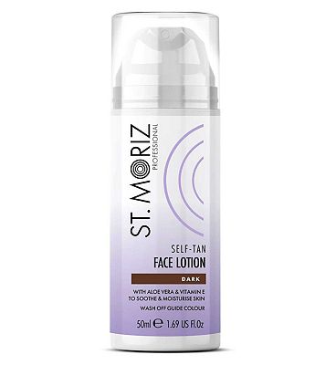 St Moriz Professional Self Tan Face Lotion Dark 50ml