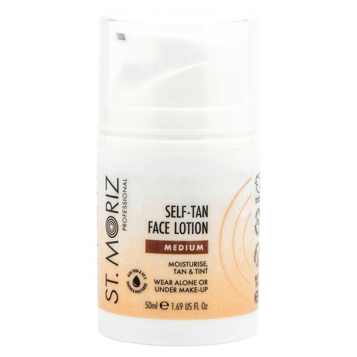 St Moriz Professional Self Tan Face Lotion Medium 50ml