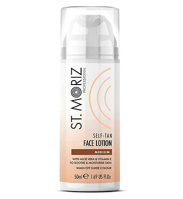 St Moriz Professional Self Tan Face Lotion Medium 50ml