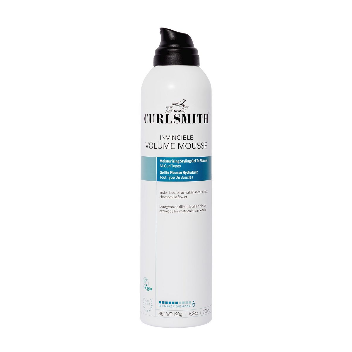 Curlsmith Invincible Volume Mousse200 ml, 200ml