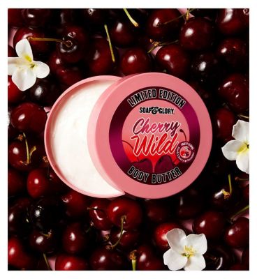 Soap & Glory Limited Edition Body Butter Cherry Wild 200ml (4)