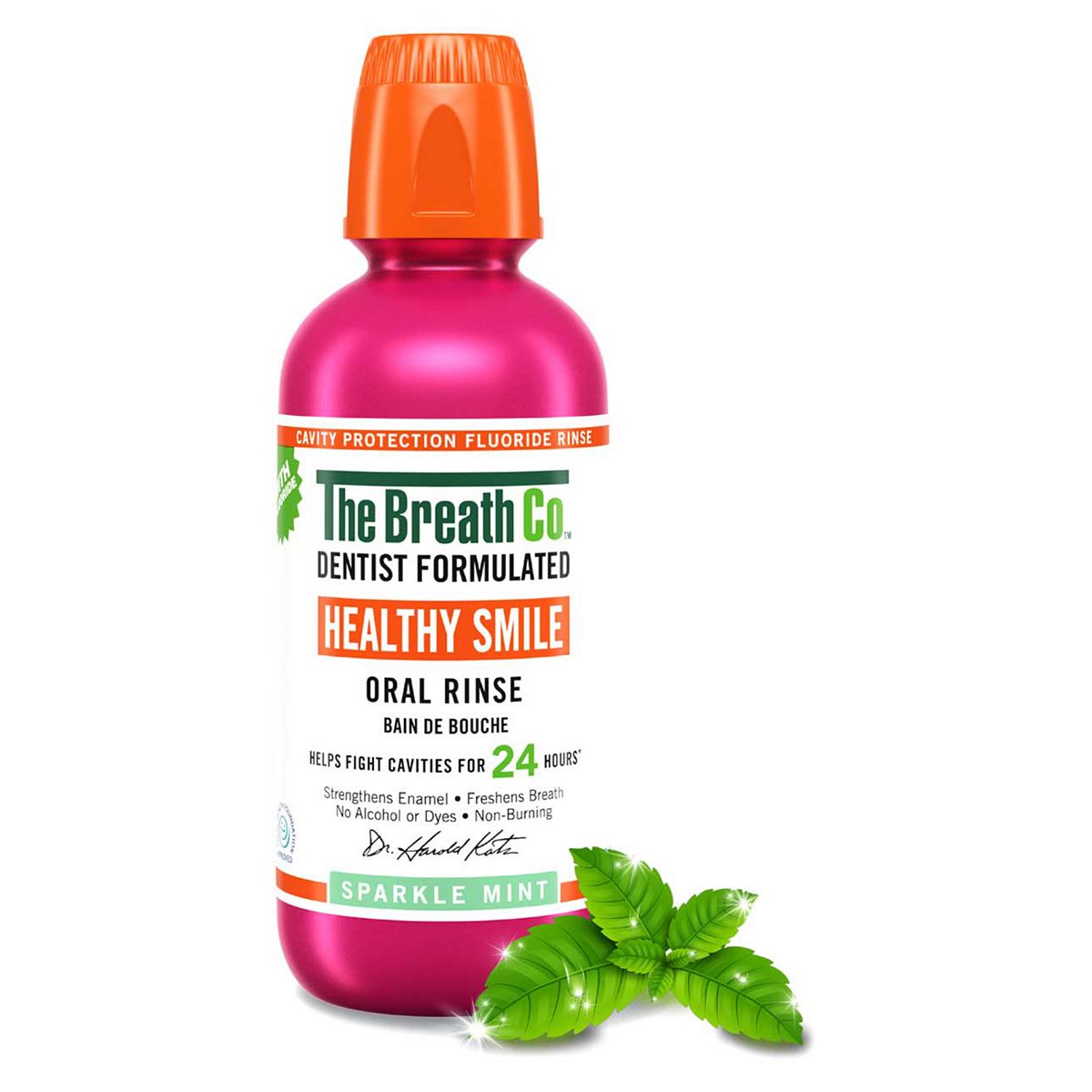 The Breath Co. Healthy Smile Sparkle Mint Oral Rinse 500Ml