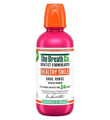 The Breath Co. Healthy Smile Sparkle Mint Oral Rinse 500ml
