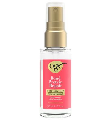 OGX Bond Protein Repair & Protect Smoothing 3-in-1 Oil Mist, 50ml (2)