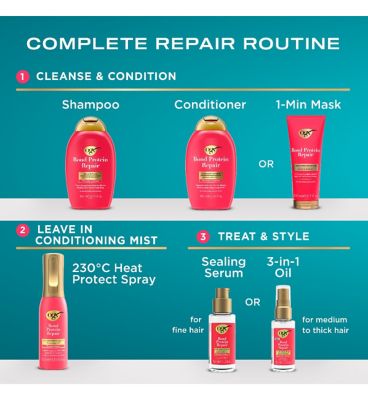 OGX Bond Protein Repair & Protect Smoothing 3-in-1 Oil Mist, 50ml (8)