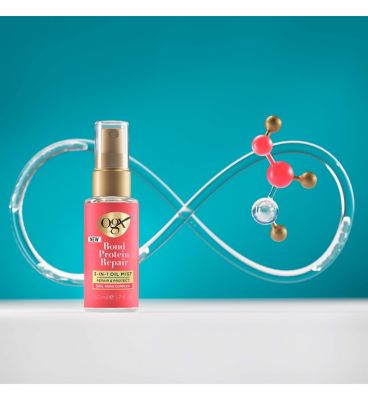 OGX Bond Protein Repair & Protect Smoothing 3-in-1 Oil Mist, 50ml (10)