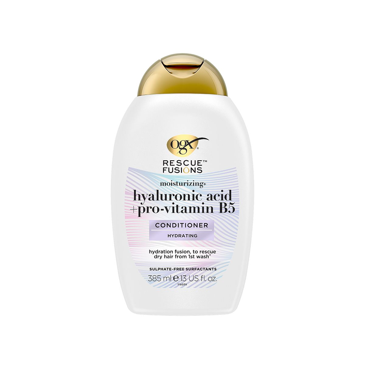 OGX Rescue Fusions Hyaluronic Acid + Pro-Vitamin B5 Hydrating Conditioner 385ml