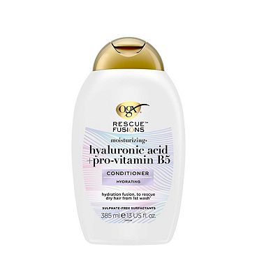 OGX Rescue Fusions Hyaluronic Acid + pro-vitamin B5 hydrating Conditioner 385ml