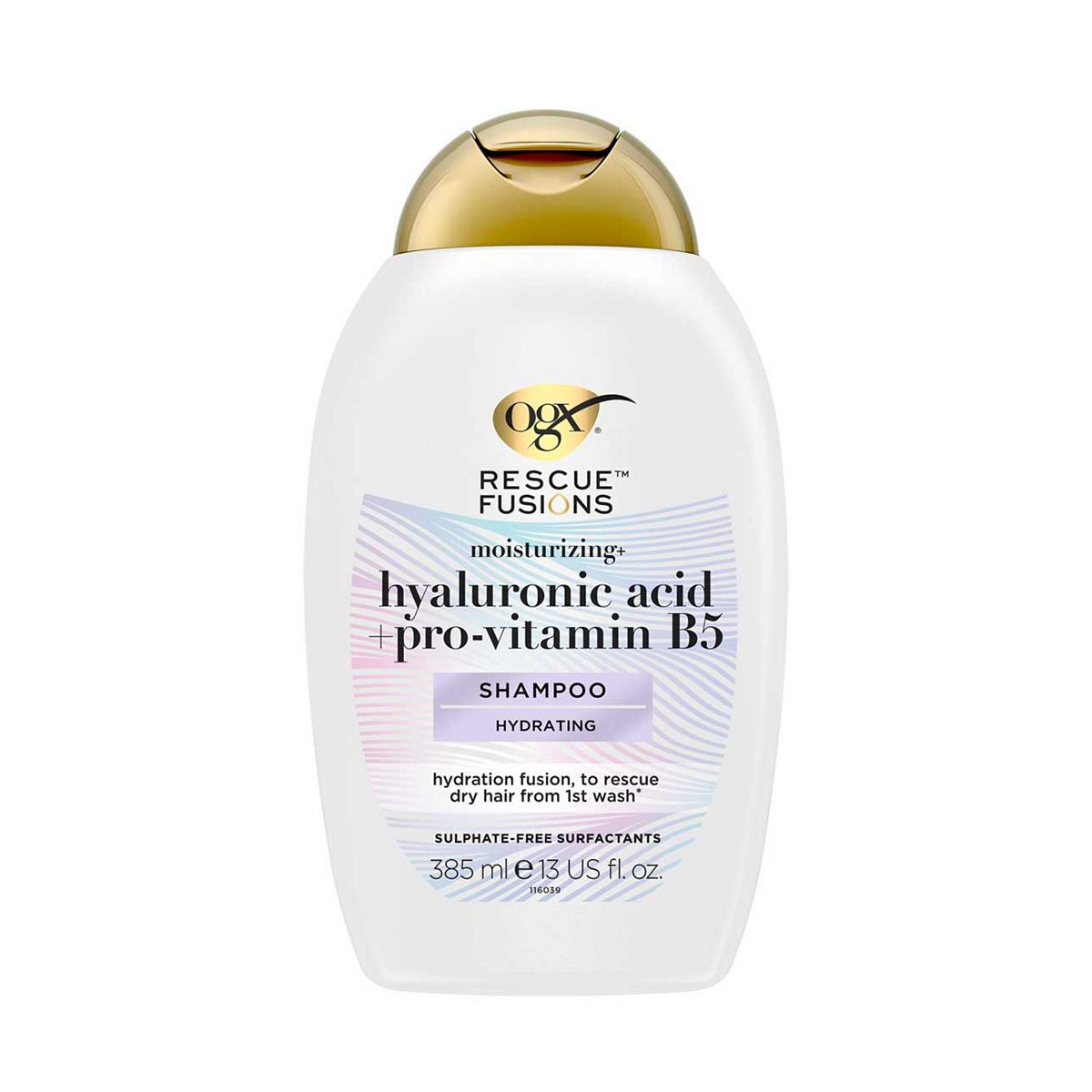 OGX Rescue Fusions Hyaluronic Acid + Pro-Vitamin B5 Shampoo 385ml