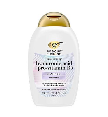 OGX Rescue Fusions Hyaluronic Acid + Pro-Vitamin B5 Shampoo 385ml