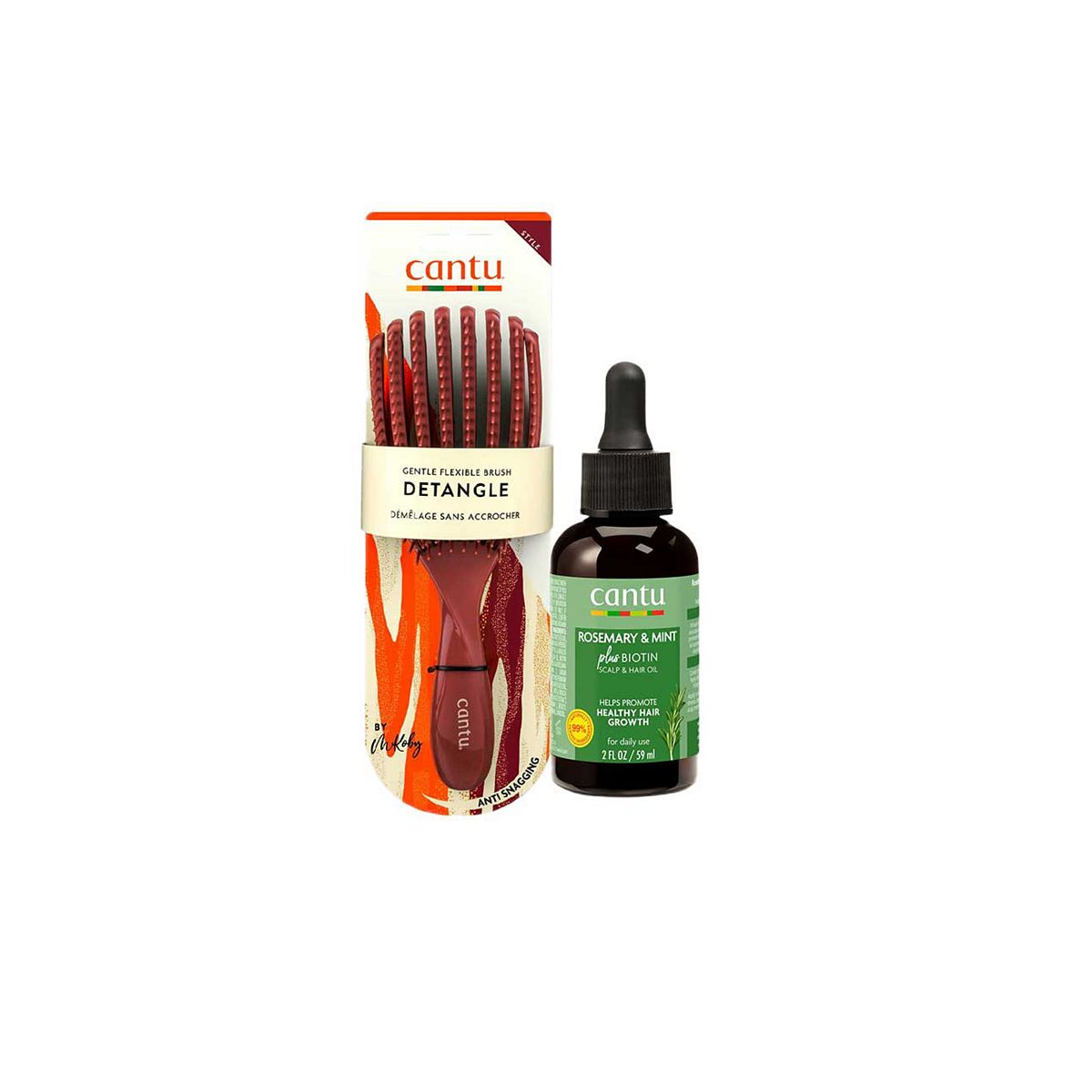 Cantu Brush & Rosemary Mint Scalp Oil