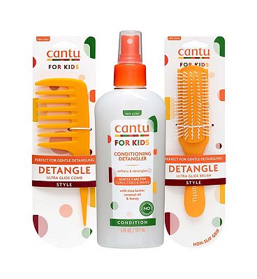 Cantu Detangler, Detangle Brush & Comb bundle