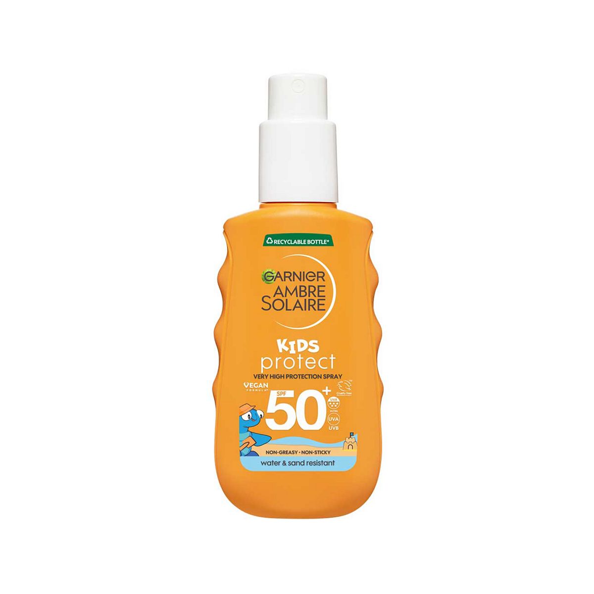 Garnier Ambre Solaire Kids Spf50 Sun Cream Spray 150ml