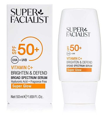 Super Facialist Vitamin C+ Brighten & Defend SPF50+ Serum 50ml