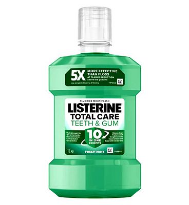 Listerine Total Care Teeth and Gum Fresh Mint Mouthwash 1L