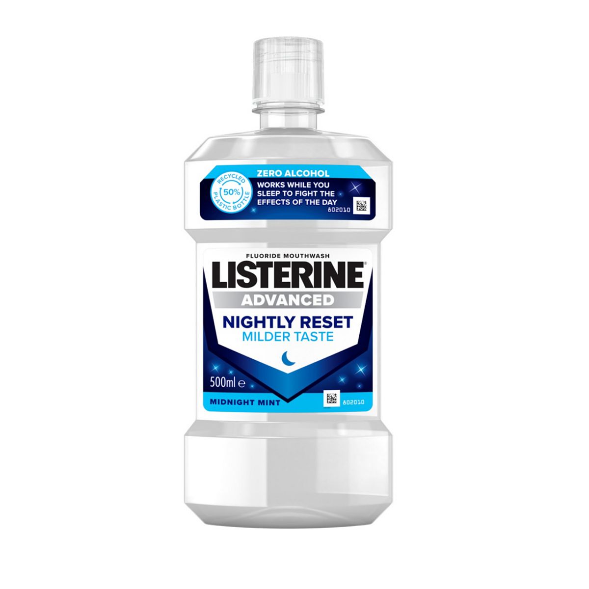 Listerine Advanced Nightly Reset Zero Alcohol Mouthwash 500Ml
