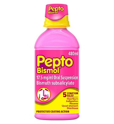 Pepto-Bismol 17.5 mg/ml Oral Suspension - 480ml