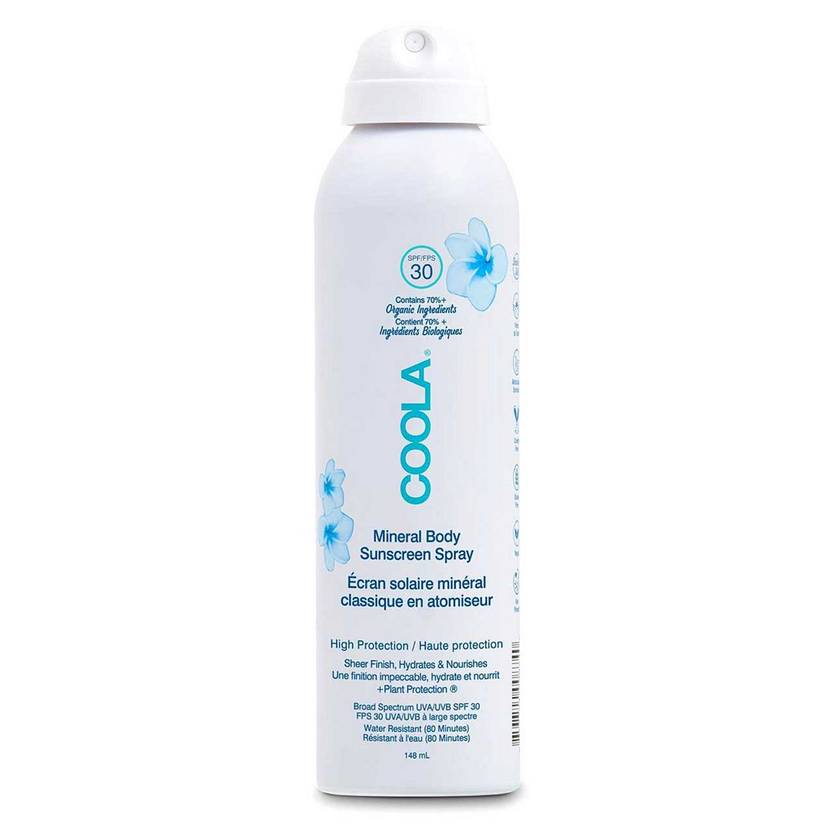 Coola Mineral Sunscreen Spray Spf30 Unscented 148ml
