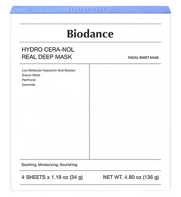 Click to view product details and reviews for Biodance Hydro Cera Nol Real Deep Mask 4 Sheets X 119 Oz 34g.