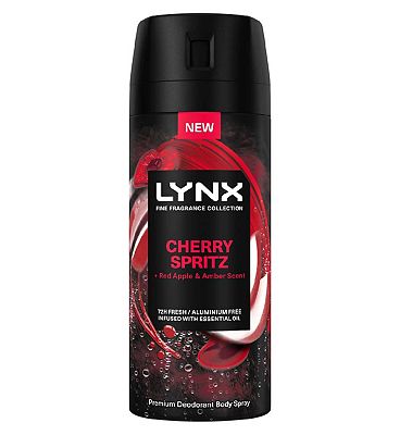 Lynx Fine Fragrance Cherry Spritz 72hr Deodorant Spray 150ml