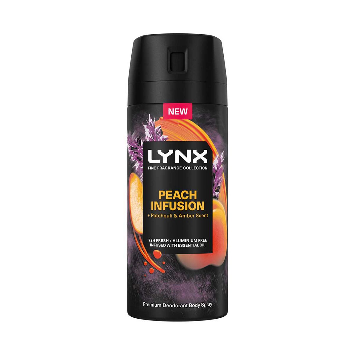 Lynx Fine Fragrance Peach Infusion 72Hr Deodorant Spray 150Ml