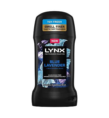 Lynx Fine Fragrance Blue Lavender 72hr Premium Deodorant Stick 50ml