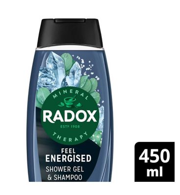 Radox Men Feel Energised 2-in-1 Shower Gel & Shampoo 450ml (10)