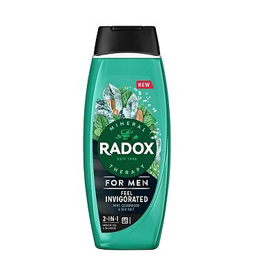 Radox Men Feel Invigorated 2-in-1 Shower Gel & Shampoo 450ml