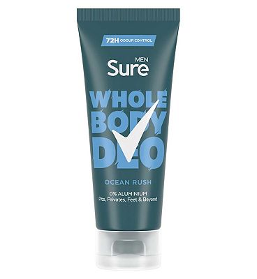 Sure Men Ocean Rush 72hr Whole Body Deodorant Cream 75 ml