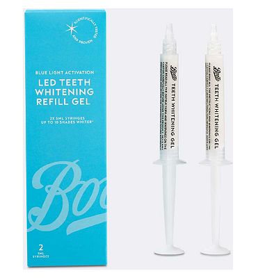 Boots LED Teeth Whitening Refill Gel 2x 5ml