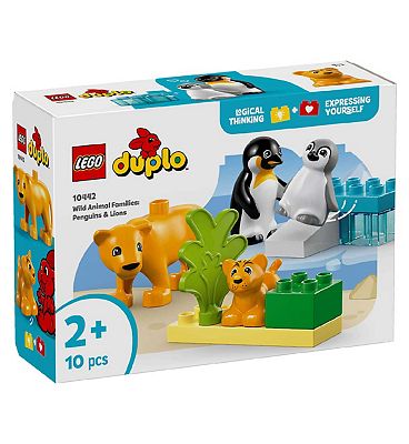 LEGO DUPLO Wild Animal Families: Penguins & Lions