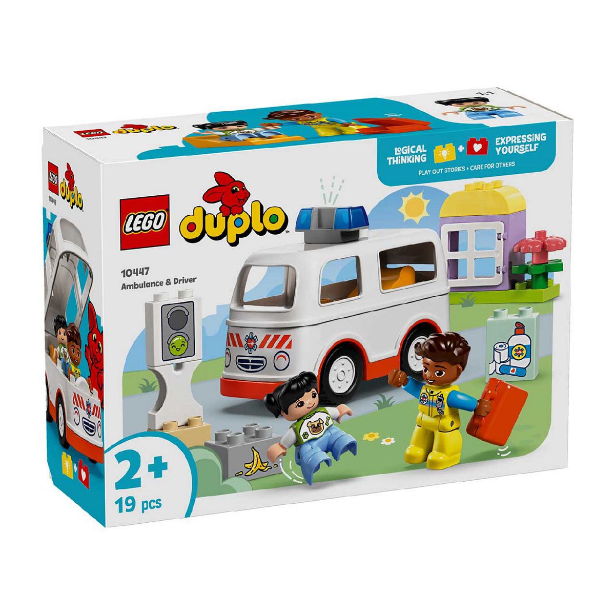 Lego ® Duplo Ambulance & Driver Multicolor