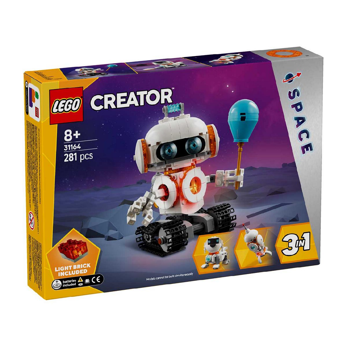 Lego Space Robot Multicolor