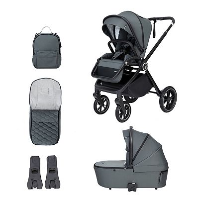 Babymore Kai Pram Pushchair - Forest Grey