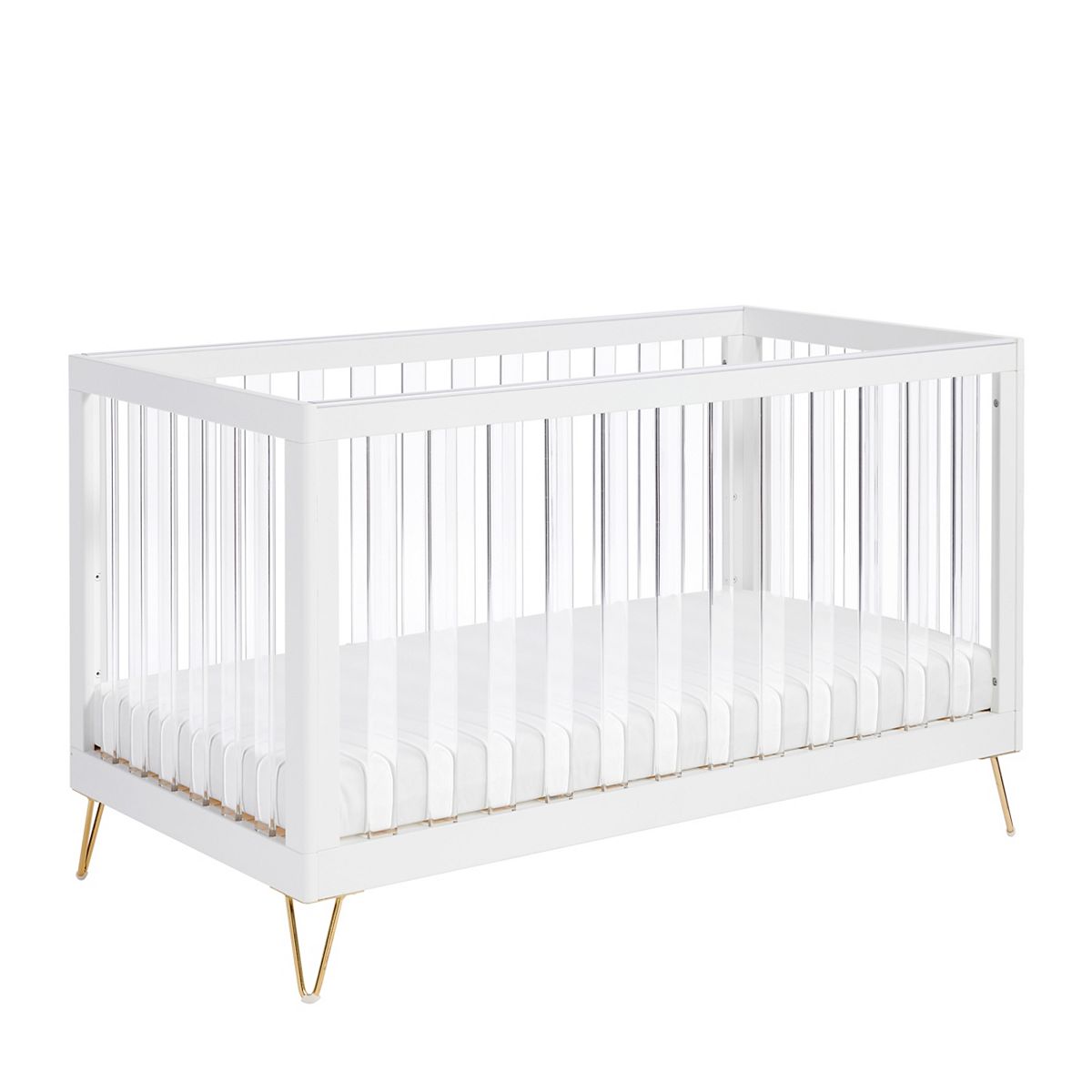 Babymore Kimi Xl Acrylic Cot Bed