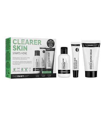 The Inkey List Clearer Skin Starts Here set