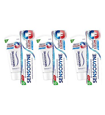 Sensodyne Sensitive Gum Original Triple Bundle