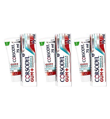 Corsodyl Whitening Triple Bundle