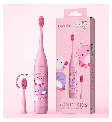 Ordo Sonic kids Battery Toothbrush Squishmallows Auggie