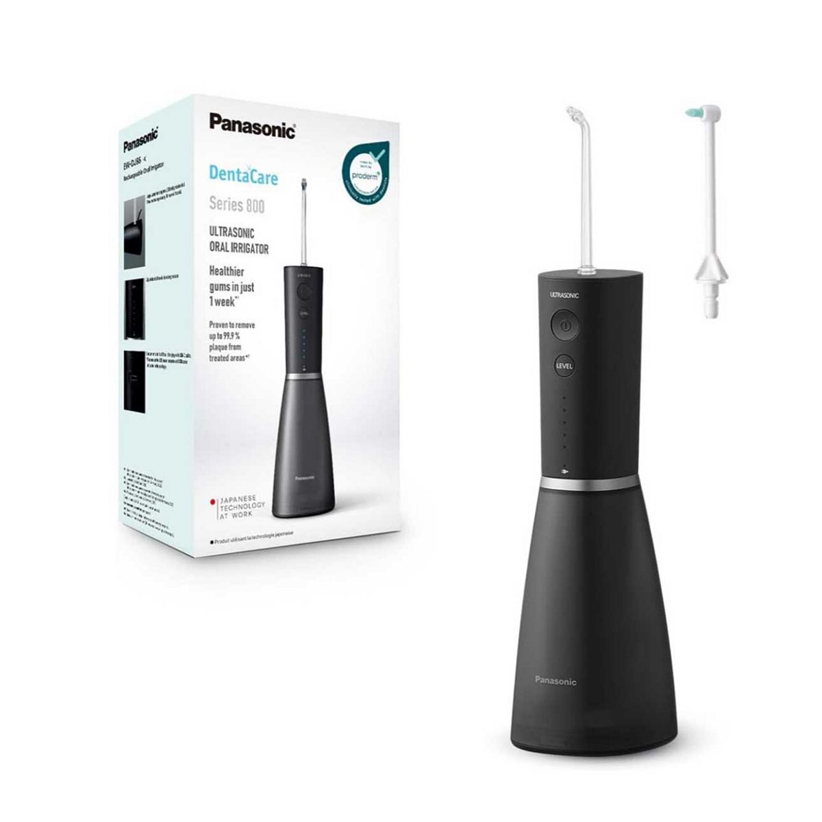 Panasonic Water Flosser With Ultrasonic Technology Ew-Dj86 Series 800 Removes Up To 99.9 Percent Plaque From Treated Areas Usb-C