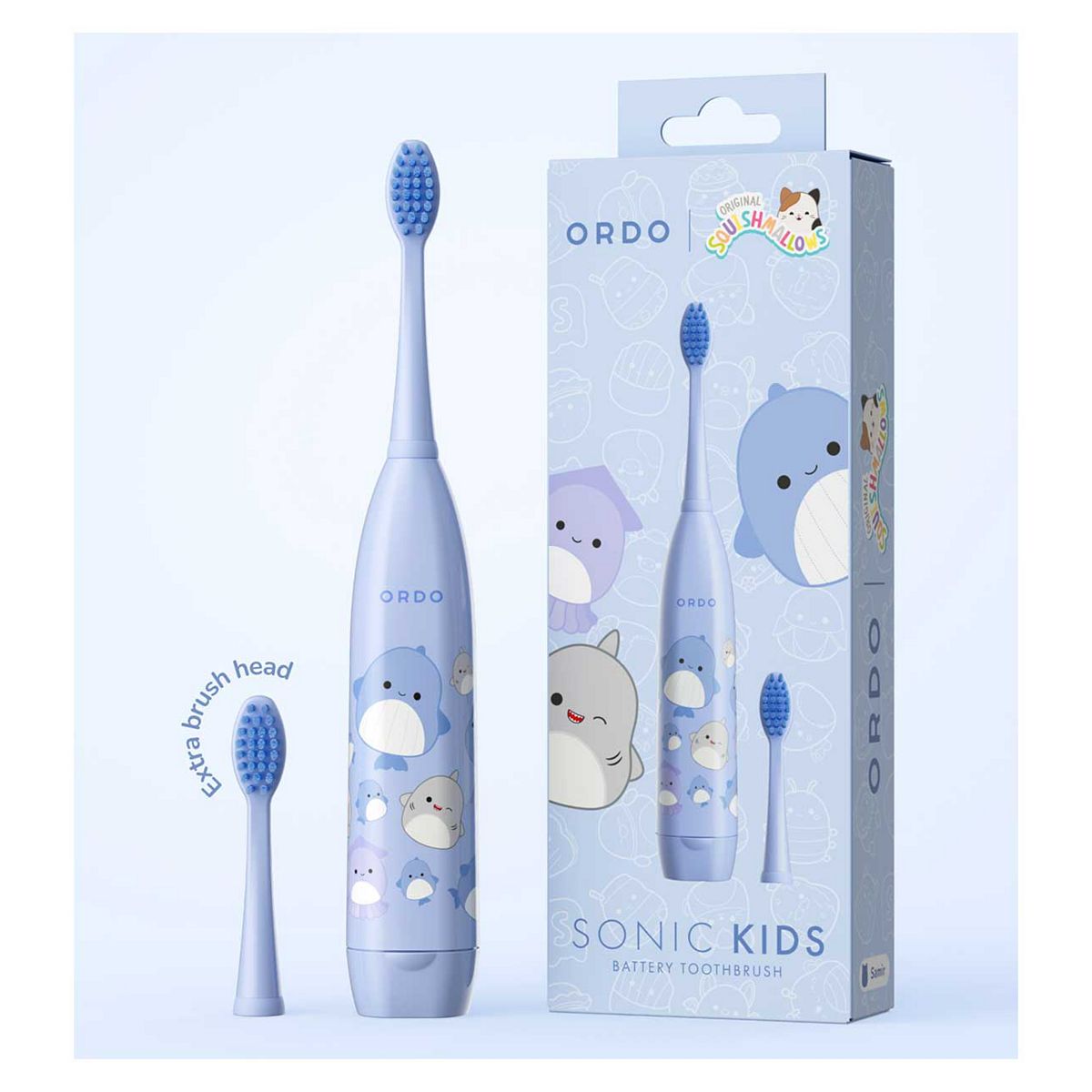 Ordo Sonic Kids Battery Toothbrush Squishmallows Samir