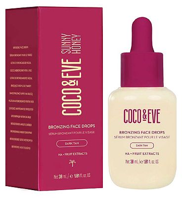 Coco & Eve Sunny Honey Bronzing Face Drops - Dark 30ml