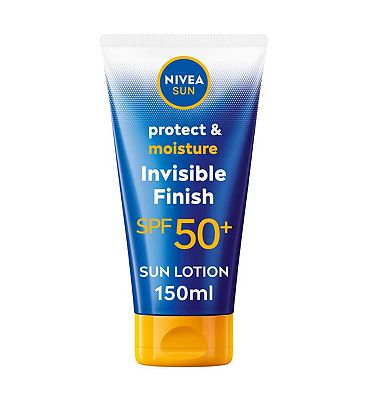 NIVEA SUN Protect & Moisture Invisible Finish Sun Cream Lotion SPF50+ 150ml