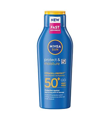 NIVEA SUN Protect & Moisture Sun Cream Lotion SPF30 200ml (4)