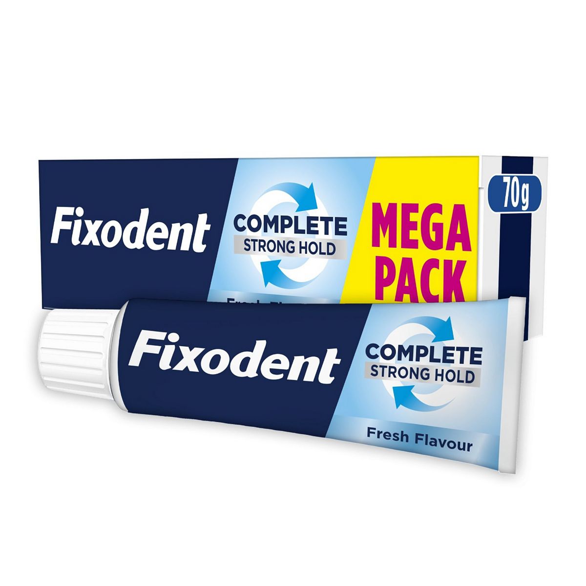 Fixodent Complete Denture Adhesive Fresh Flavour 70G